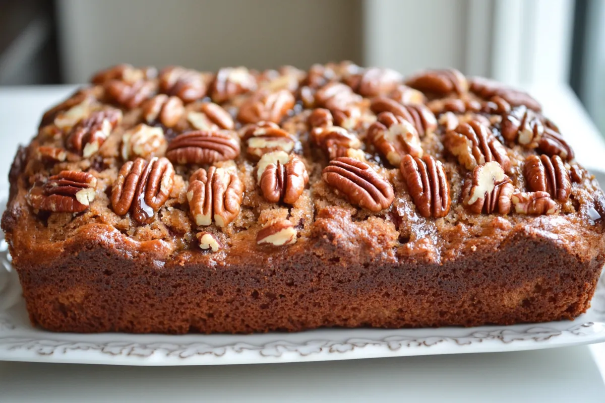Tips for Honey Butter Sweet Alabama Pecanbread 杻 Ingredients: - 2 cups pecans, finely chopped 樂 - 1 1/2 cups self-rising flour - 1 cup granulated sugar - 1 cup brown sugar - 1 cup vegetable oil - 4 large eggs, beaten 讀 - 1 teaspoon vanilla extract Full Recipe