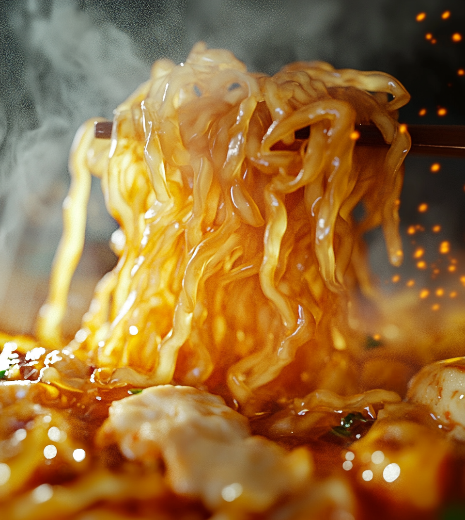 Chow Mein Noodles with Chicken