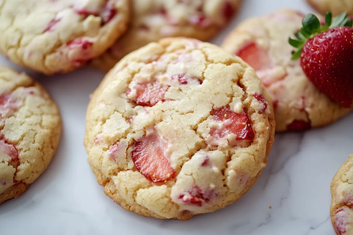 Strawberry Cheesecake Cookies