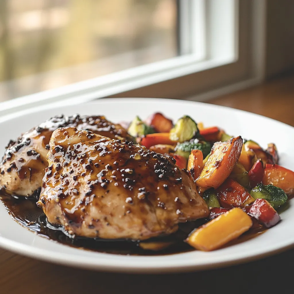 Balsamic Glazed Chicken and Veggies