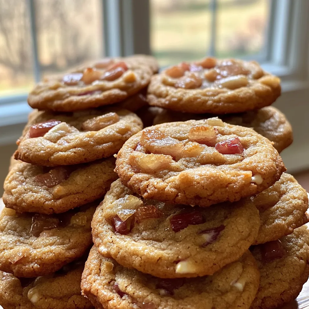 Brown Sugar Rhubarb Cookies Recipe
