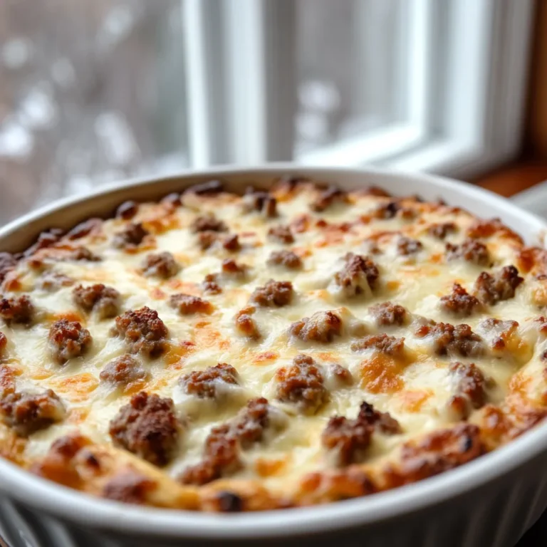 Hot Sausage Cheese Dip