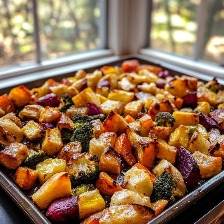Maple tahini roast vegetables