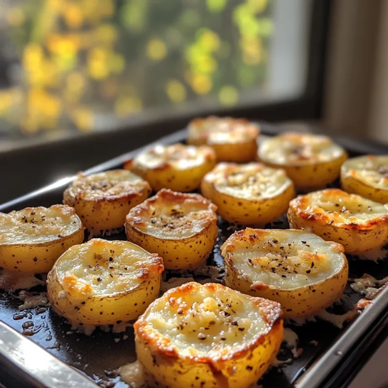 Mini Baked Parmesan Potato Rounds