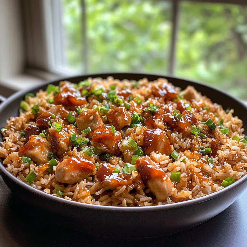 One-Pan Honey BBQ Chicken Rice