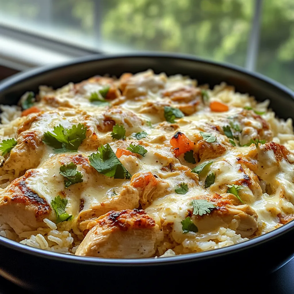 Pollo Loco - Mexican Chicken & Rice with Creamy Queso