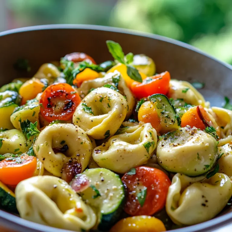 Tortellini with Summer Veggies