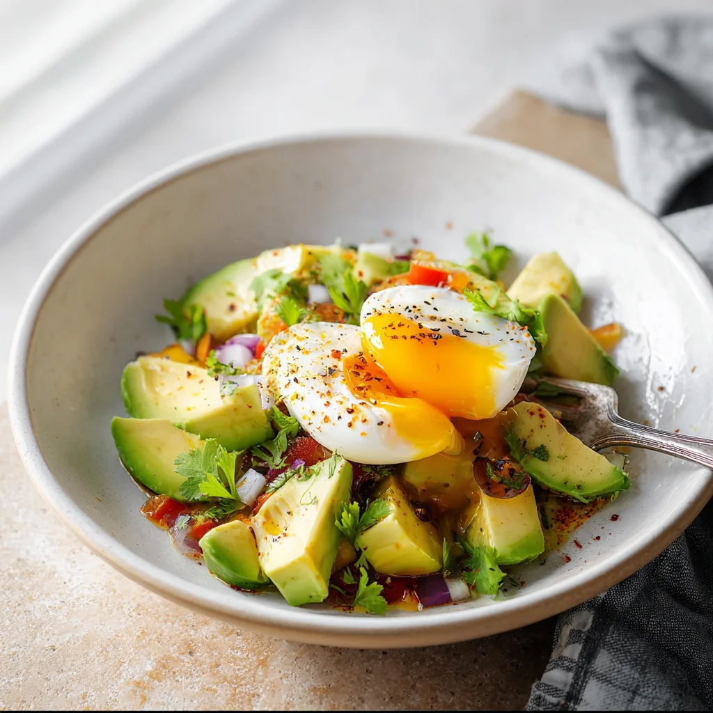 Egg and Avocado Breakfast Bowl