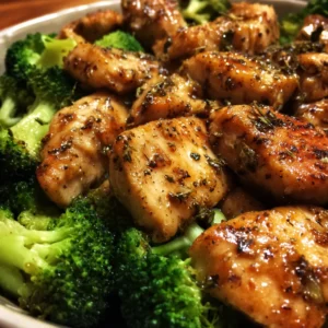 Enjoy a delightful garlic butter chicken with broccoli that’s quick to make and packed with flavor. Perfect for any weeknight dinner!