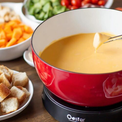 Cheddar Cheese Fondue
