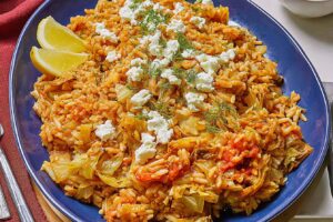 Greek Cabbage Rice (Lahanorizo)