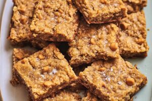 Oatmeal Butterscotch Chip Blondies