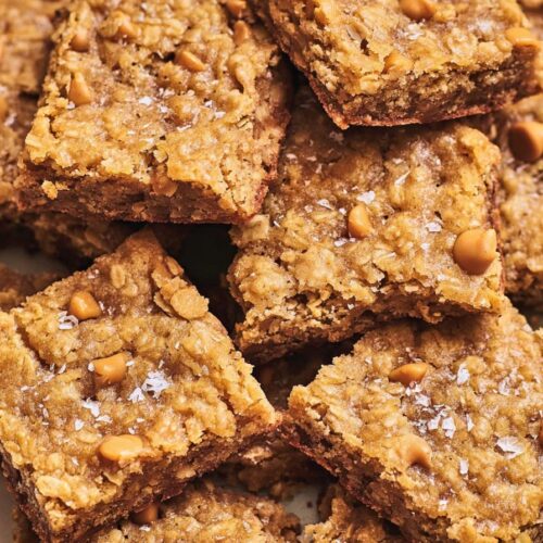 Oatmeal Butterscotch Chip Blondies