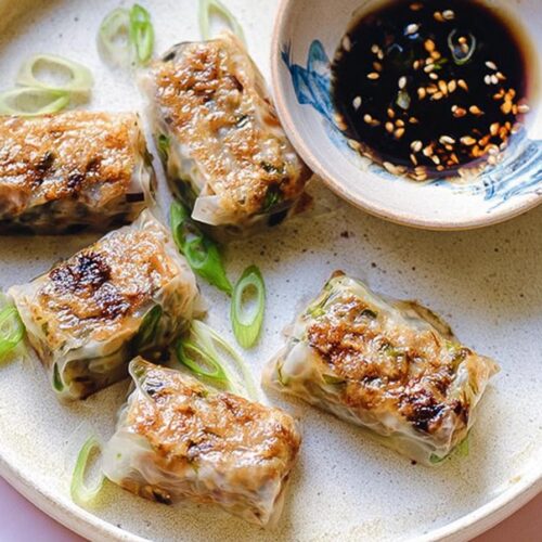 Rice Paper Dumplings Recipe (pan sear or air fry)